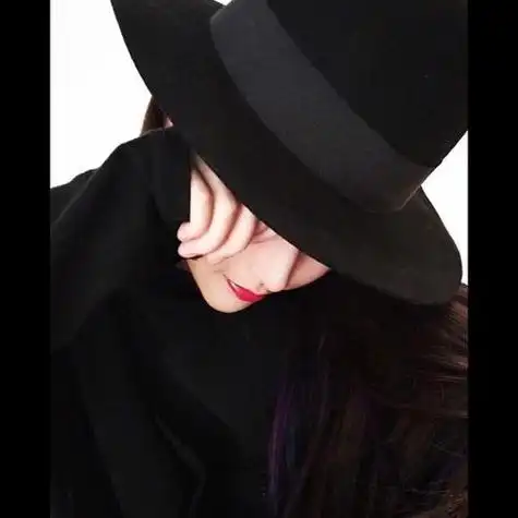 女生换纯黑头像和背景图 女生头像图片大全 -【爱个性】