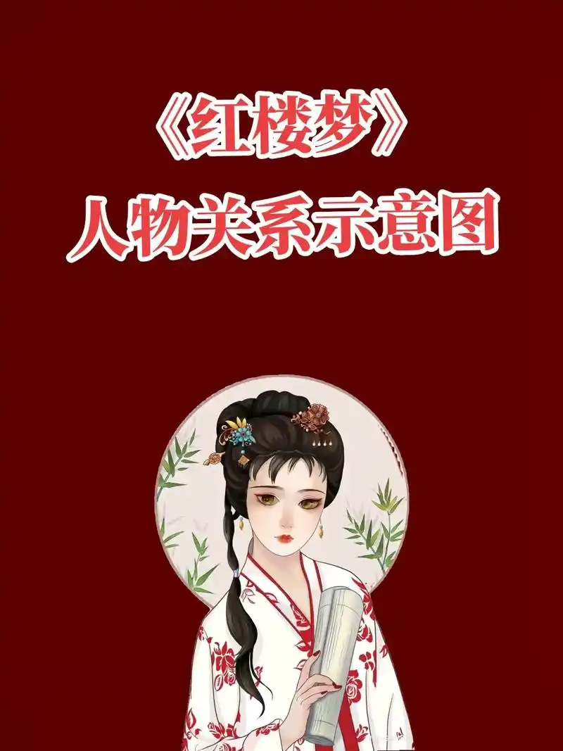 红楼梦#人物关系图#很重要 - 抖音