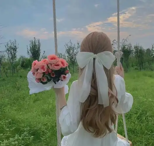 背影图片女生唯美气质意境