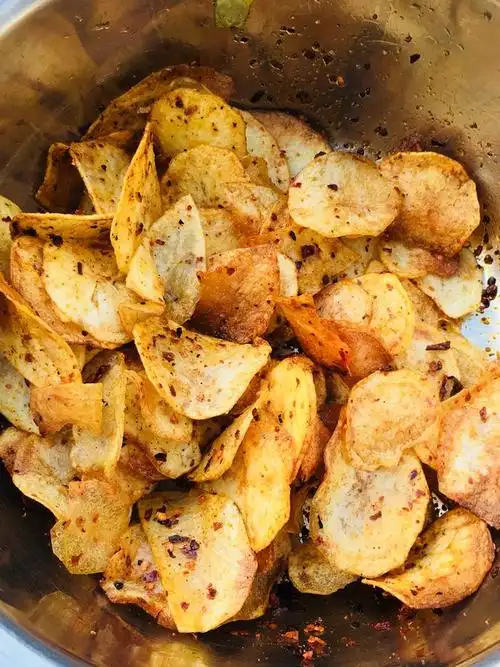 香炸土豆片的做法