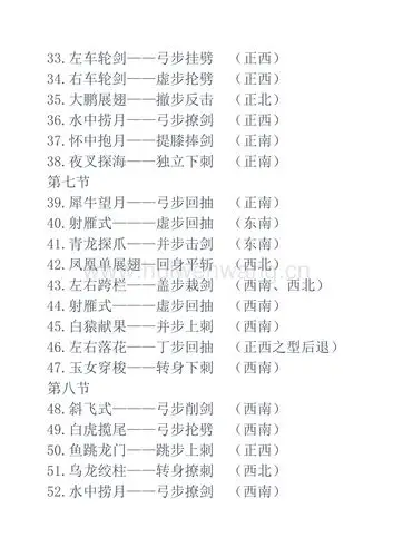 56式太极剑剑谱(总4页).doc