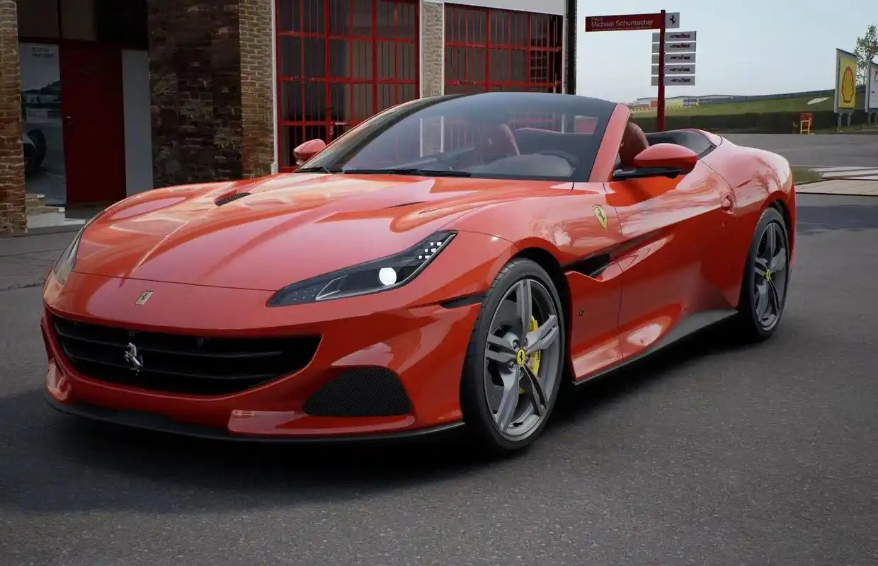 法拉利portofino 天气转暖了,敞篷跑车可以兜风了!