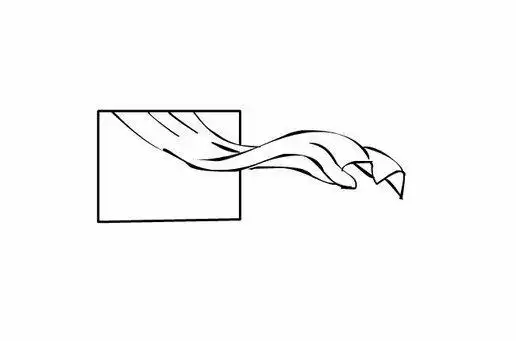 手绘飘动的窗帘flash动画