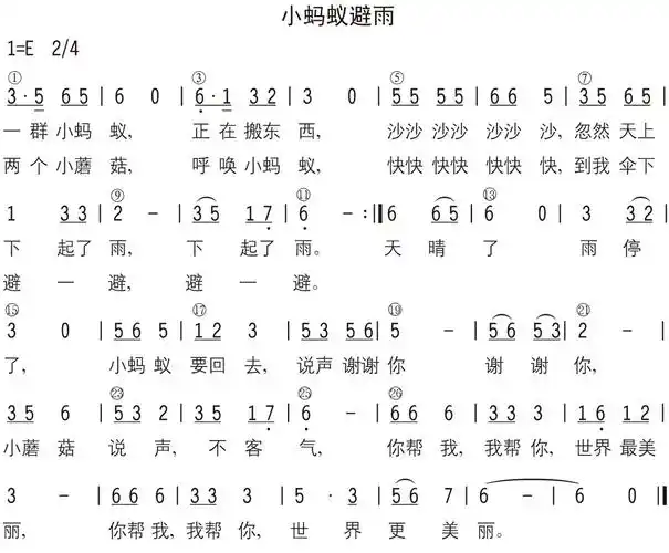 第六十二期 写美篇今日活动:      活动一:艺术活动《小蚂蚁避雨》