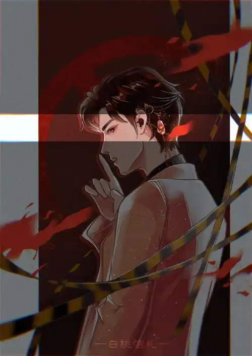 肖战男生动漫头像壁纸背景图源见水印