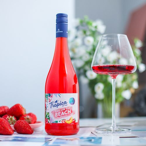 德国进口凯特伦堡沙滩鸡尾酒 含羞草桃子鸡尾酒 女士酒大瓶果酒