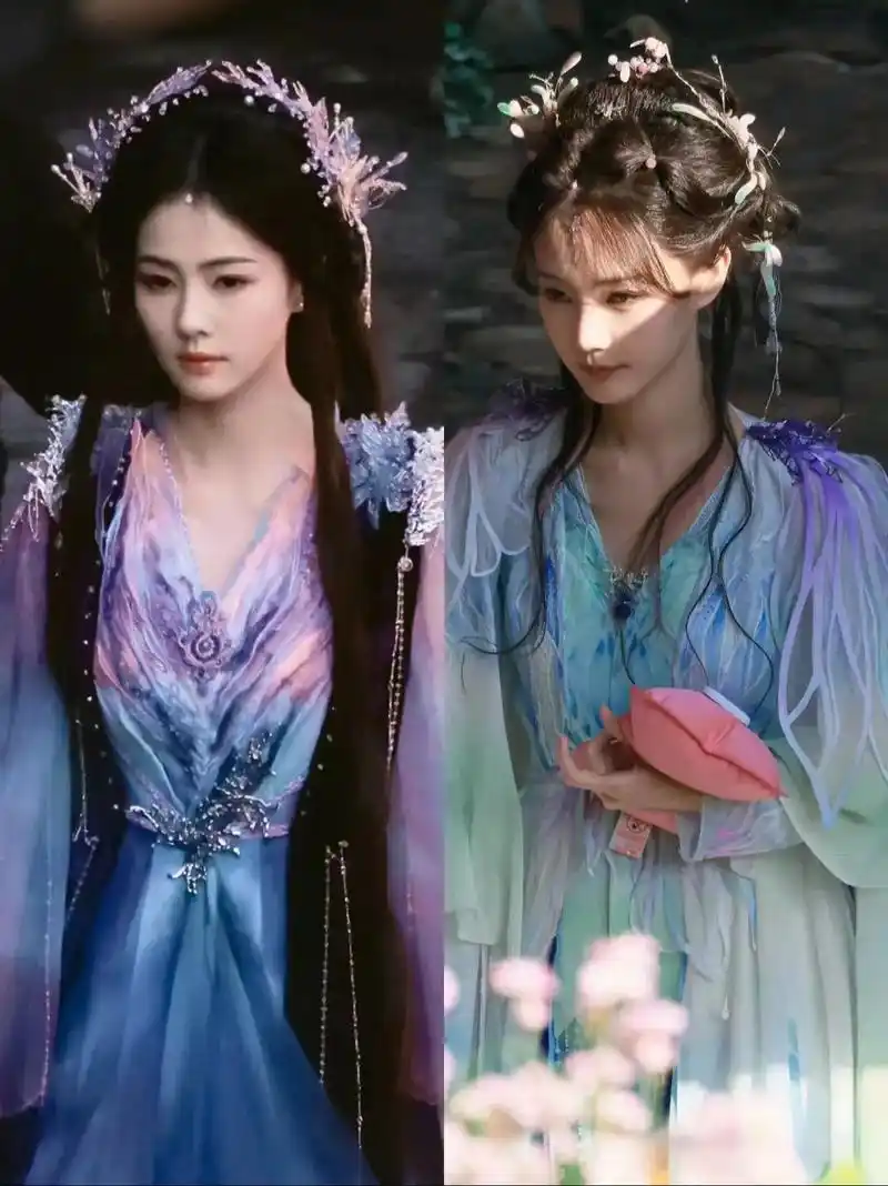 白鹿李一桐最新妆造来啦,梦境奇幻般配色.白鹿《白月梵星》,李 - 抖音