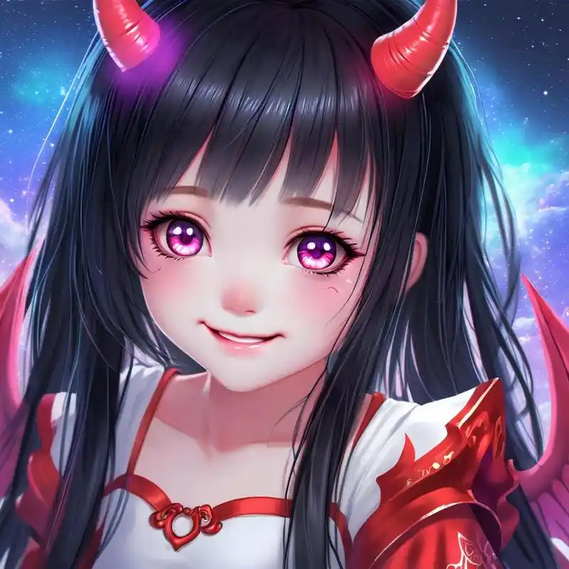 小恶魔少女 女生头像 优质头像 氛围感拉满的头像 头像 头像分享