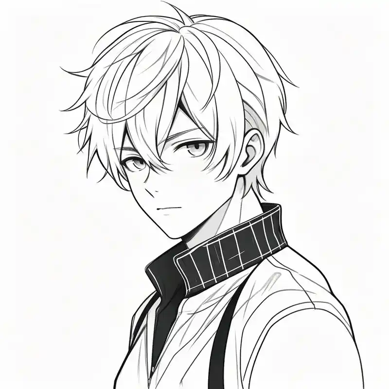99这里有一波超酷的黑白动漫男生头像,是不是瞬间点燃了你的二次元