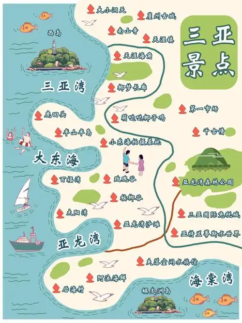 三亚旅游热门景点本地人整理新手必看攻略