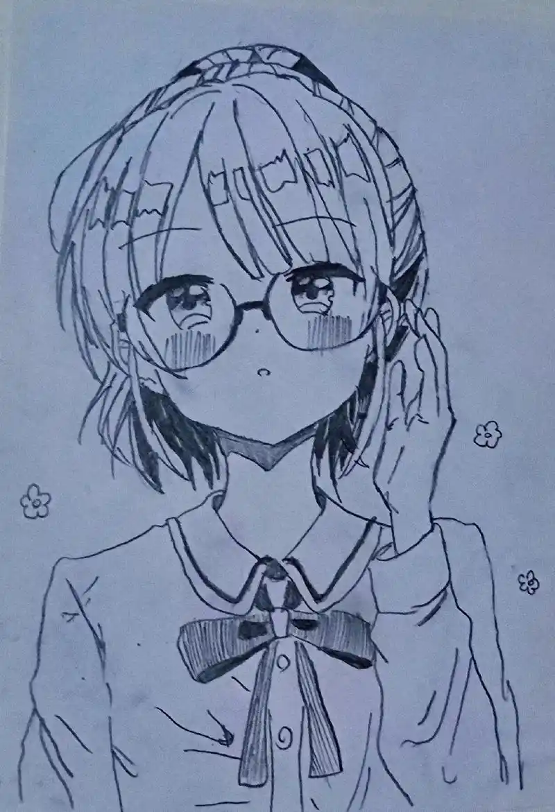 二次元 #手绘 #铅笔画 #杂图  - 抖音