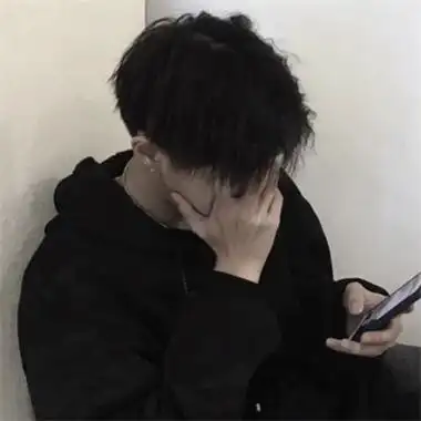 摸头不露脸低调的深色系男生头像 冷漠孤独感拉满的男生微信头像_男生