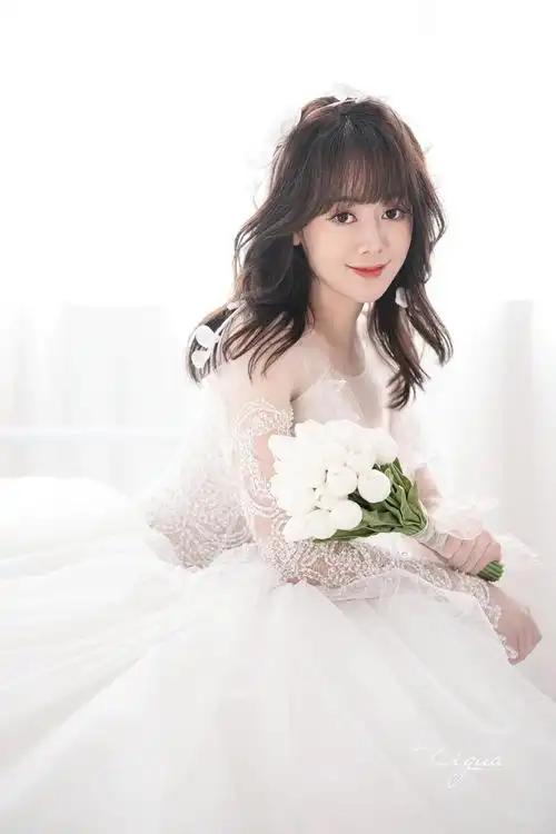 韩系单人婚纱