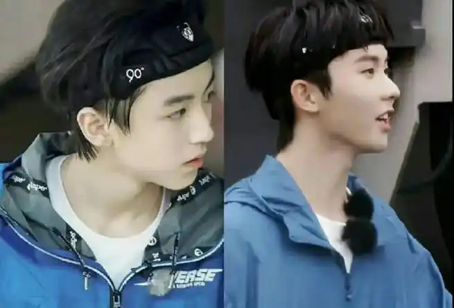 王俊凯马嘉祺撞造型##王俊凯马嘉祺全员加速中撞造型