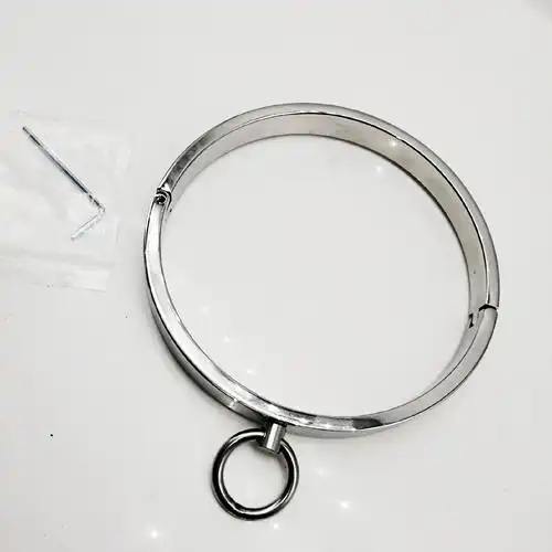 不绣钢金属项圈调教狗奴束缚调情成人用品情趣挑逗性玩具厂家批发