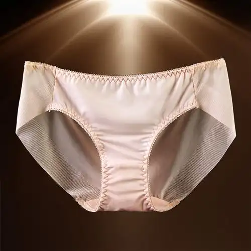 4条装 无痕女士内裤女冰丝中腰