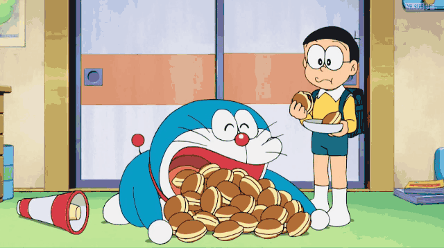 哆啦a梦已经50岁了,我们数了数他吃了多少个铜锣烧