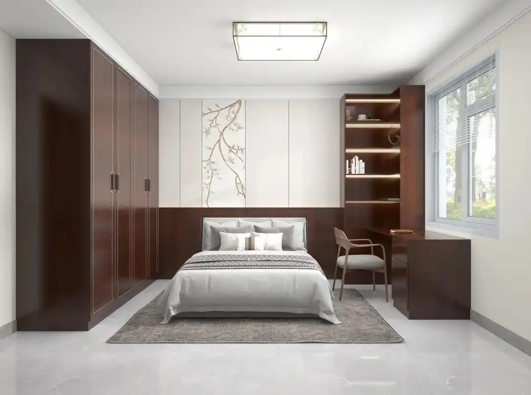 推荐新中式卧室装修设计效果图.