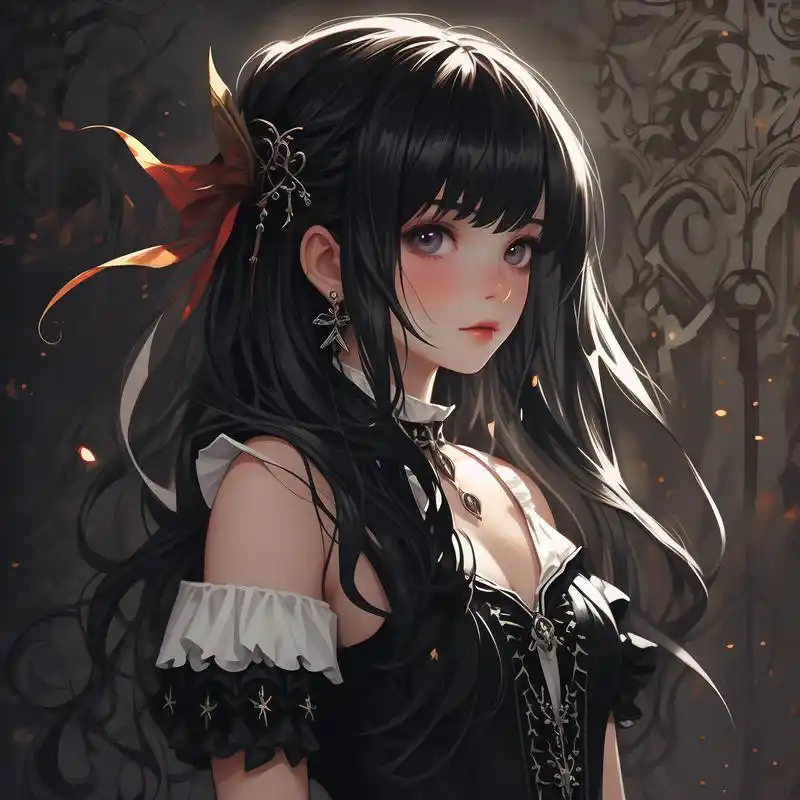 94高冷女生头像,黑色系霸气风99