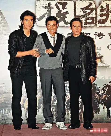 陈可辛终于带领《投名状》演员在香港宣传,昨日刘德华,李连杰,金城武