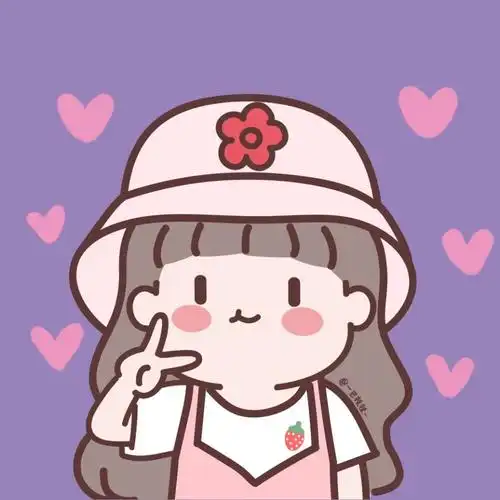可爱的小姑娘 via@-巴辣辣- 情侣头像