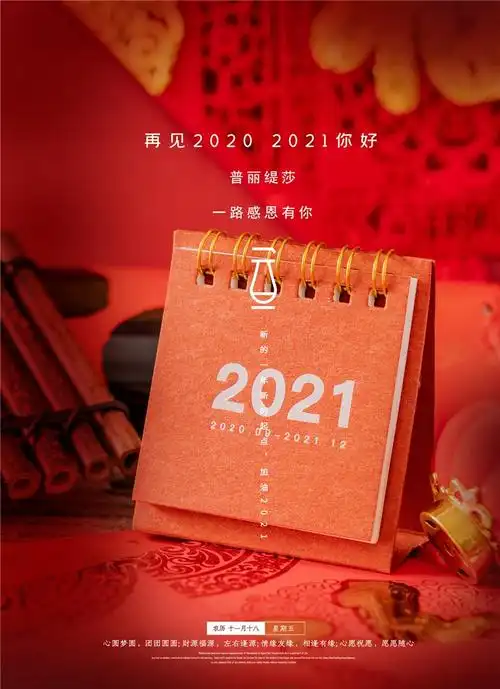 普丽缇莎告别2020迎接2021感恩一路有你