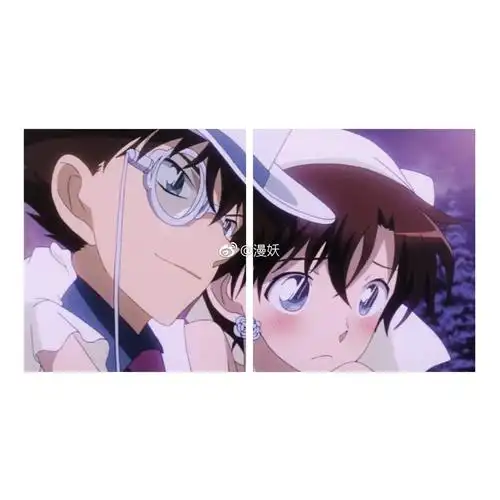 自截情侣头像怪盗基德和中森公主基德真会撩