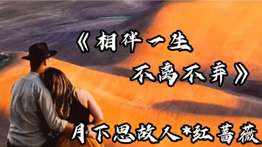 情歌对唱《相爱一生不离不弃》,为爱锁上心门,为爱画地为牢…-舞蹈