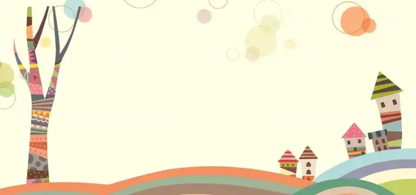 卡通可爱背景banner