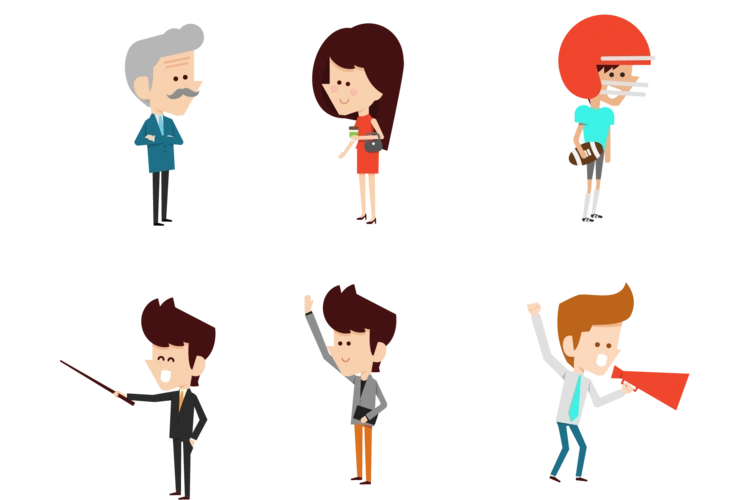 卡通人物素材图片大全