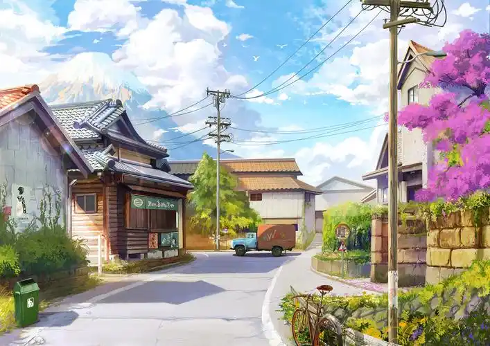 日式场景|插画|创作习作|旺三也君 - 原创作品 - 站酷 (zcool)