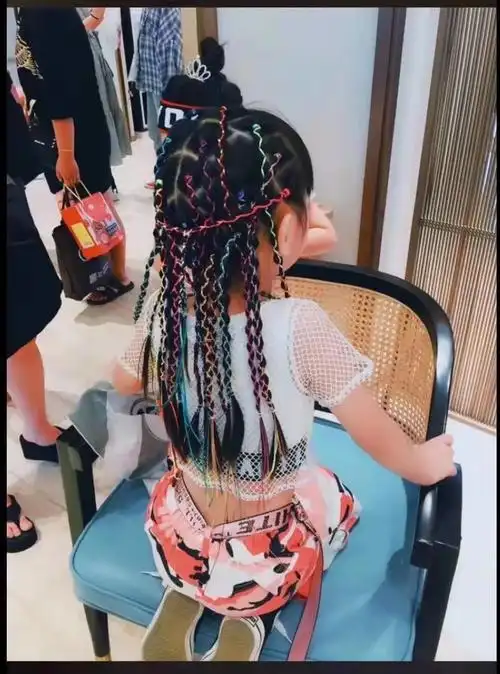 欧美七彩编发绳民族风发饰品头绳藏辫脏辫绳编发五彩绳舞台编发绳