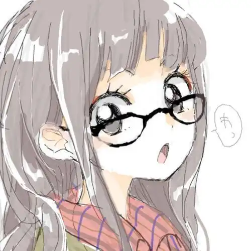戴眼镜女生图片动漫头像