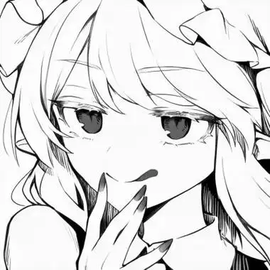 qq动漫头像黑白女生只有你被爱的时候才会幸福