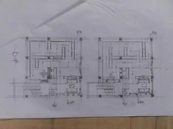 平面布局手绘图