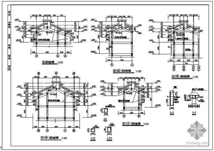 分享马头墙cad资料下载