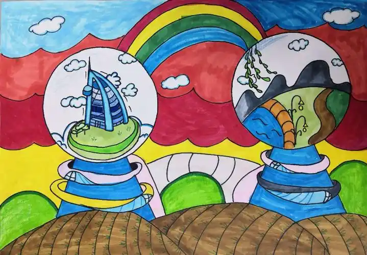 其它 解放路第一小学第五届"七彩杯"绘画比赛获奖作品展 写美篇六年级