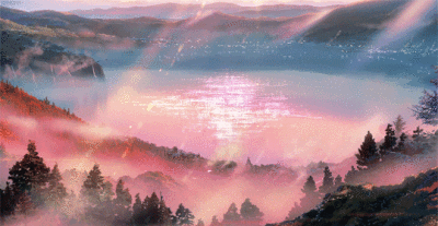 gif动态图 治愈 宇宙 星球 天空 梦幻男生 女神 蓝色系 动图壁纸转载