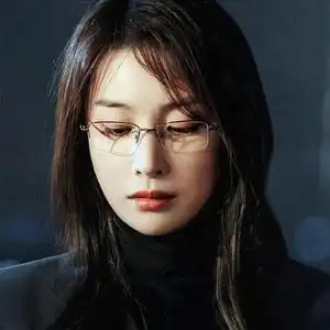 高启兰眼镜框女金丝半框斯文御姐纯欲无框高级感近视可配度数镜架