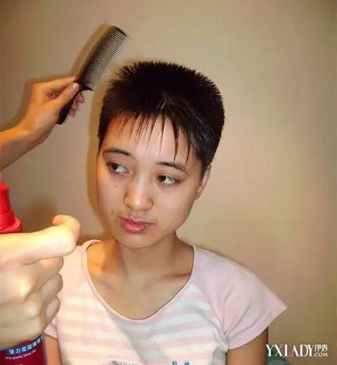 女生留平头的发型时尚平头打造你的帅气中性风