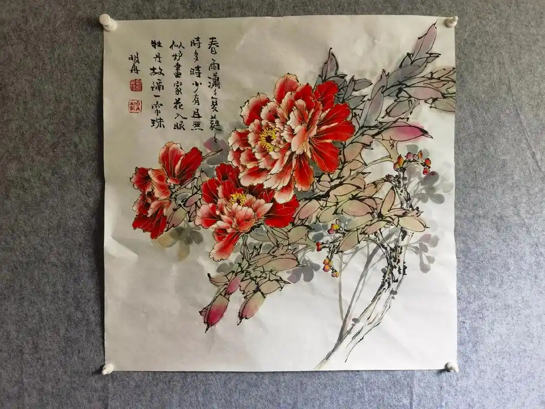 曹明冉老师,山东菏泽人,著名花鸟画家,国家一级美术师,中国工 - 抖音