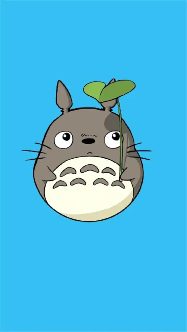 首页 手机壁纸 卡通 宫崎骏动漫可爱龙猫高清手机桌面壁纸下载
