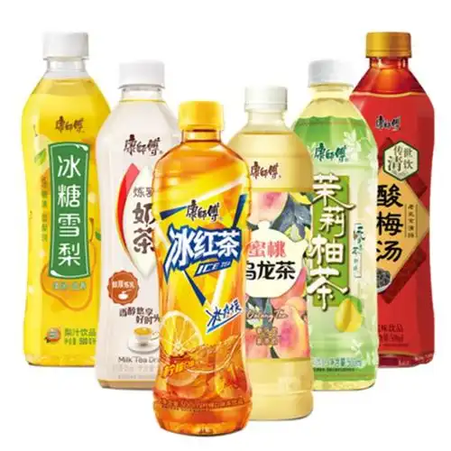 康师傅冰红茶饮料500ml瓶装果味茶饮品酸梅汤多口味整箱饮料批发