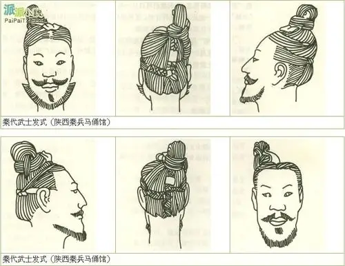 古风插画男子发型大盘点
