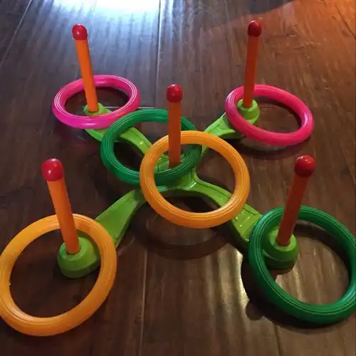 儿童户外运动套圈玩具套圈圈塑料圈环投掷游戏幼t儿园亲子互动道