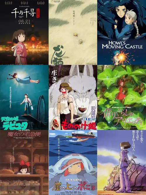 最全宫崎骏电影90合辑7515治愈你的心灵