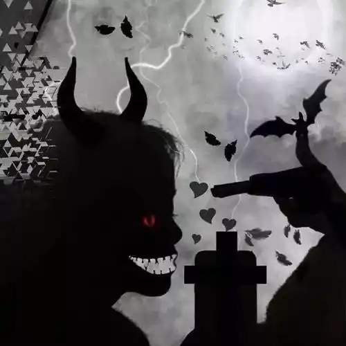 暗黑系头像黑色系列头像酷帅