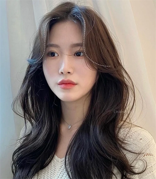 中分浏海范本:八字浏海