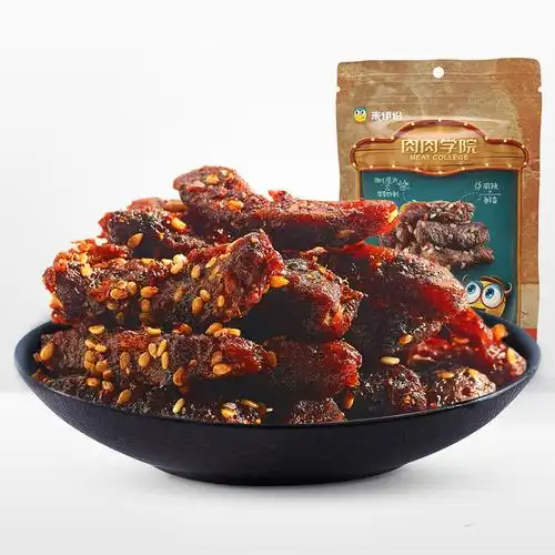 来伊份川香麻辣牛肉150g香辣牛肉条牛肉干牛肉条四川食品小吃