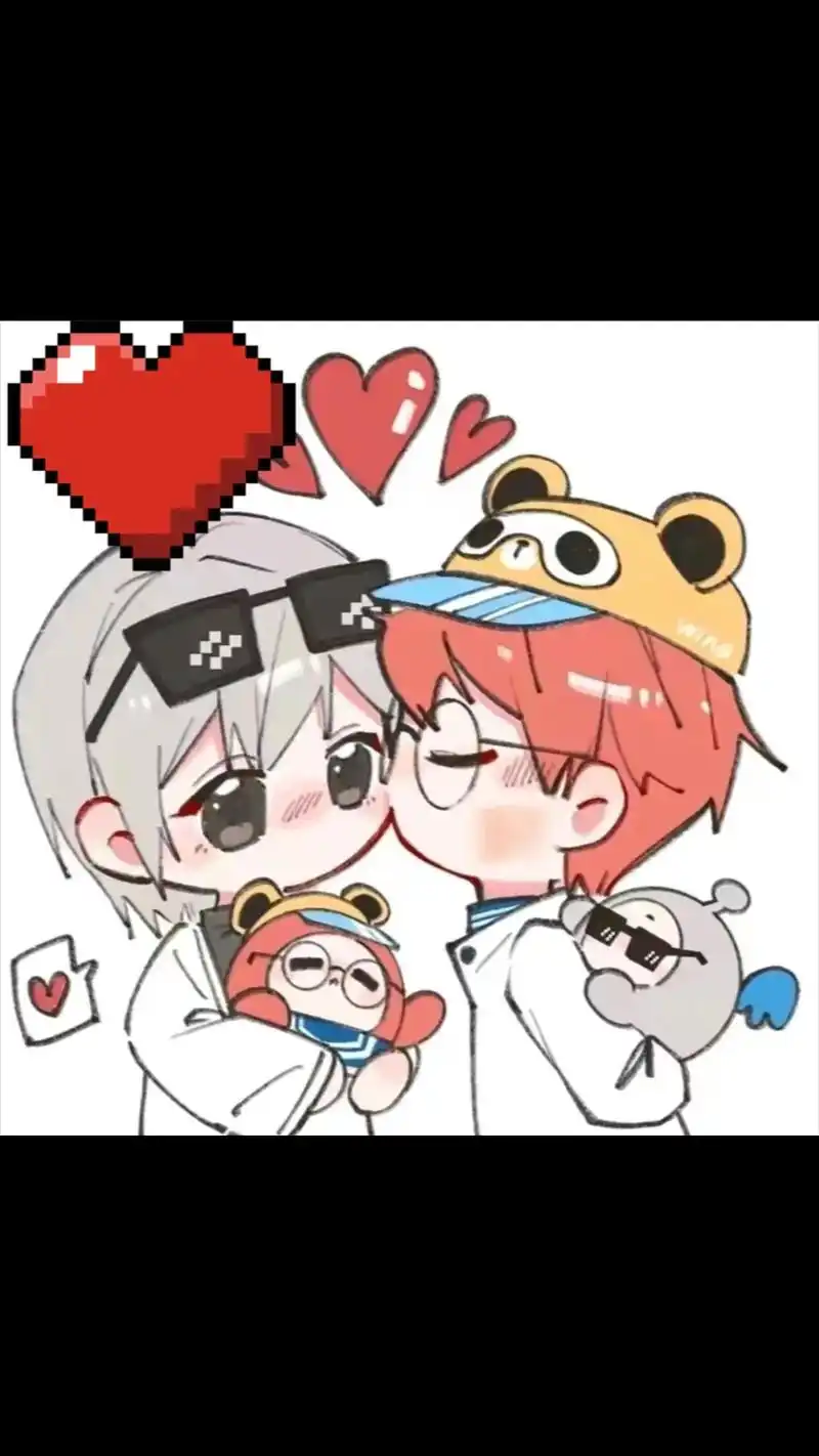 q版人物 范特西奶酪粉丝头像#卡通头像 #动漫头像情侣 - 抖音